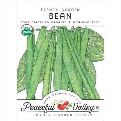 French Garden Bean Seeds (Organic)