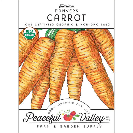 Danvers Carrot Seeds (Organic)