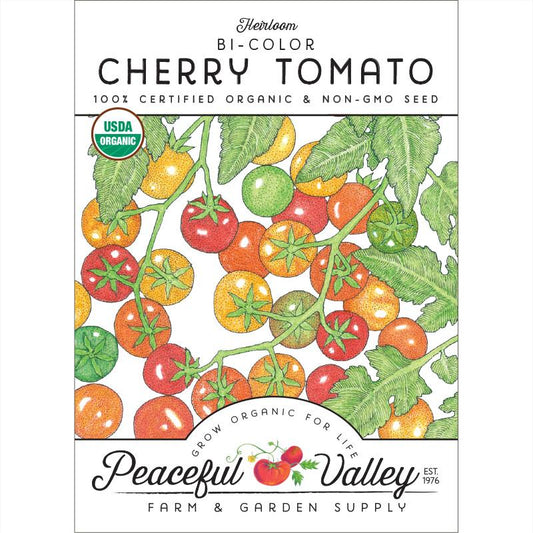 Bi-color Cherry Tomato Seeds (Organic)