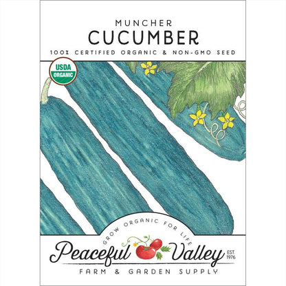 Muncher Cucumber Seeds (Organic)