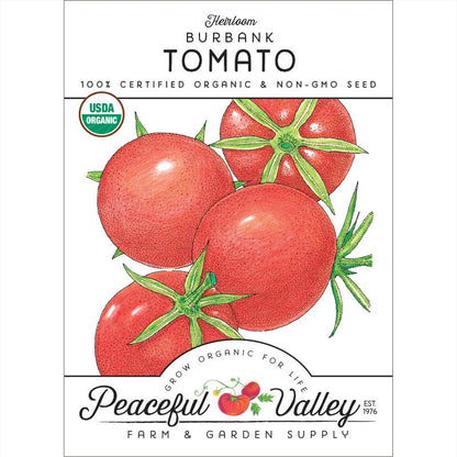 Burbank Tomato Seeds (Organic)