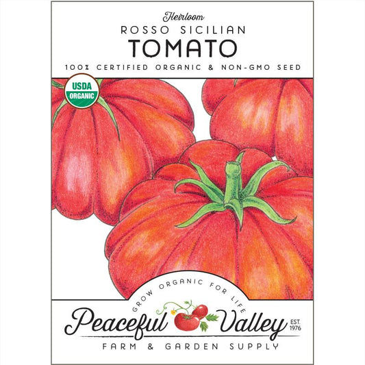 Paste Rosso Sicilian Tomato Seeds (Organic)