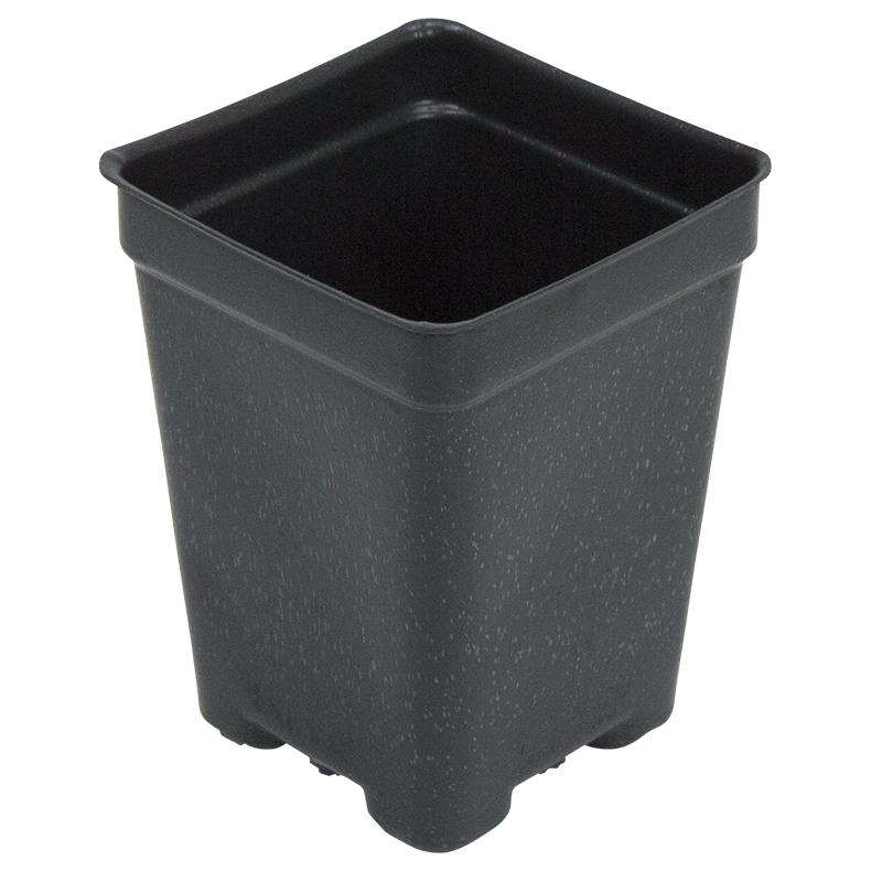 Plastic Pot Deep Vacuum 3" sq